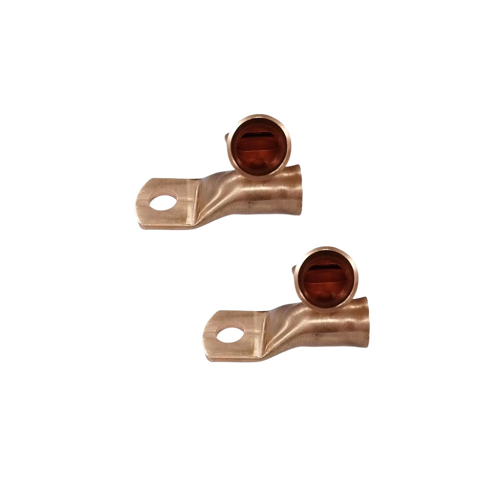 制造商工厂定制电缆凸耳铜凸耳镀金电池电缆和电线罐装铜凸耳制造